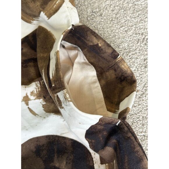 S’Max Mara brown/white A Line Dress Women's size 10, G1 - Picture 5 of 8